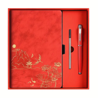 LumaNote A5 Gift Set — Premium Notebook with Pen + Refill