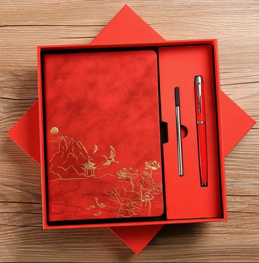 LumaNote A5 Gift Set — Premium Notebook with Pen + Refill